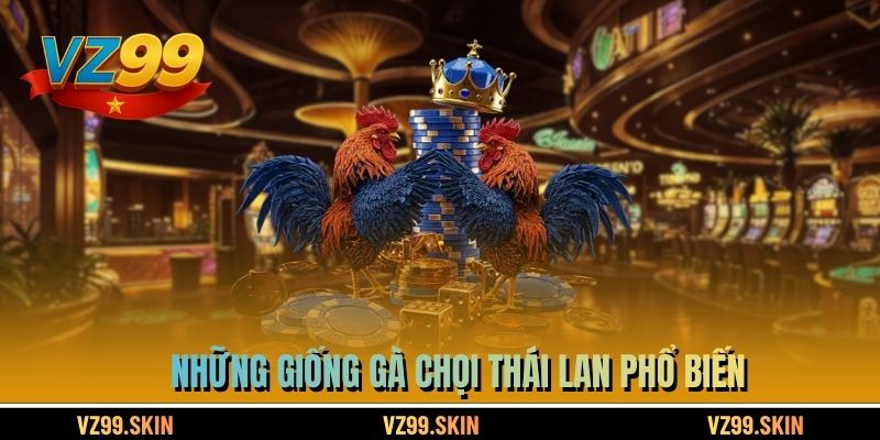 Những giống gà chọi Thái Lan phổ biến